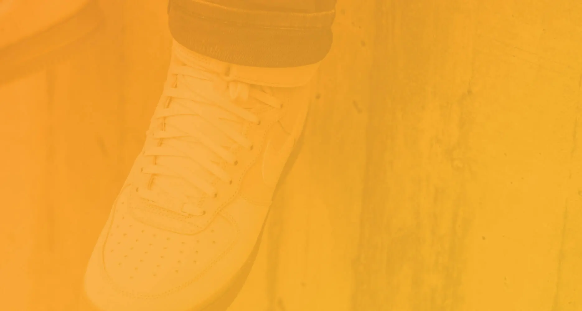 The Nike shoe image faded for the website
