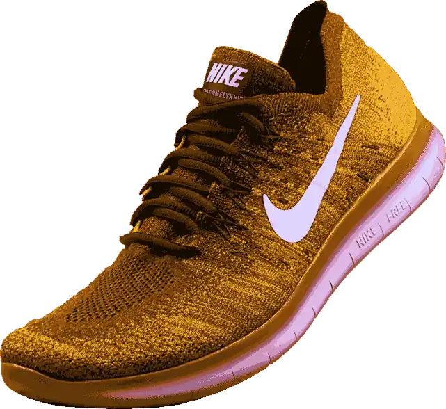 Branding of Nike shoes