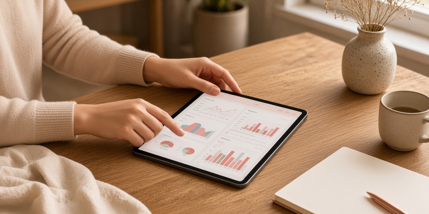 Business team using digital systems instead of manual paperwork