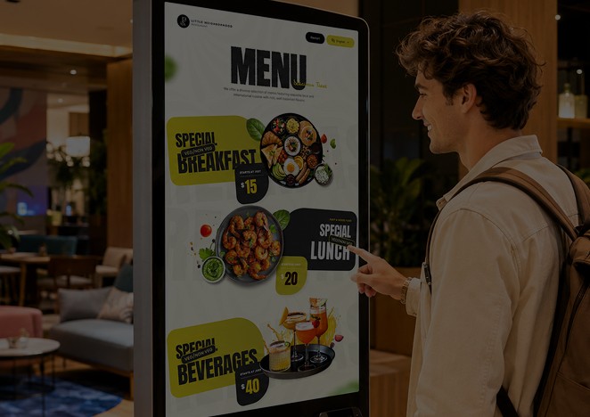 Little Neighborhood restaurant kiosk interface